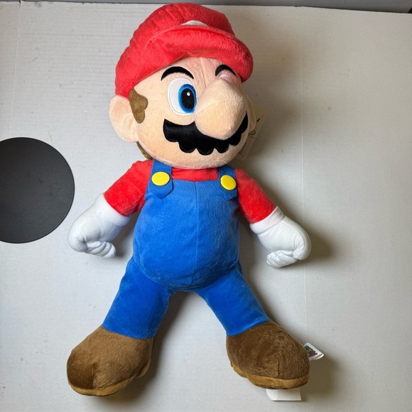 Nintendo Licensed Plush Super Mario 24" Mario Pillow 2014 - Picture 1 of 8